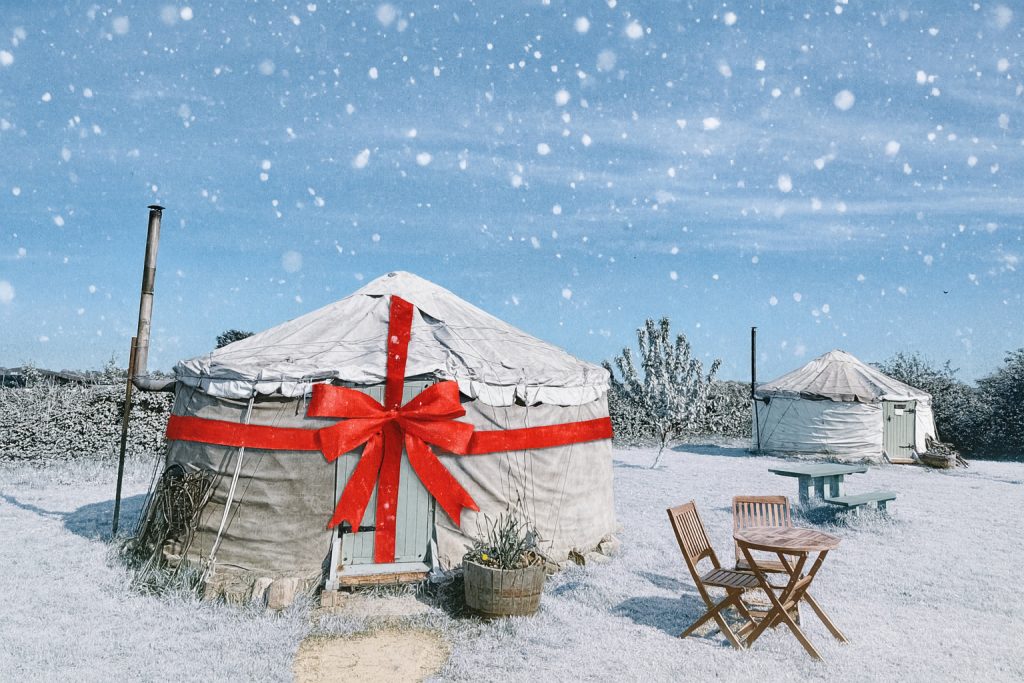 Christmas yurt