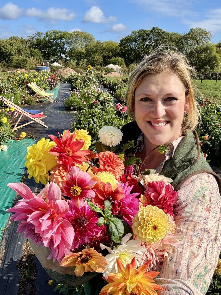 Farm Café & Events 4 Bennetts Willow Barn Dahlia patch